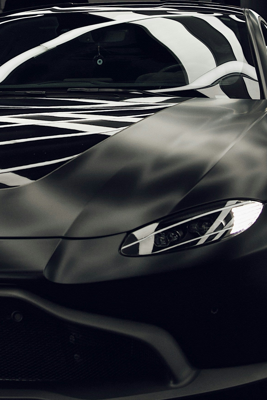 How do you properly clean and maintain matte paint?
